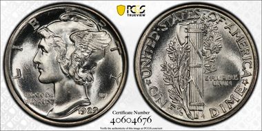 1929-D 10C MS65FB