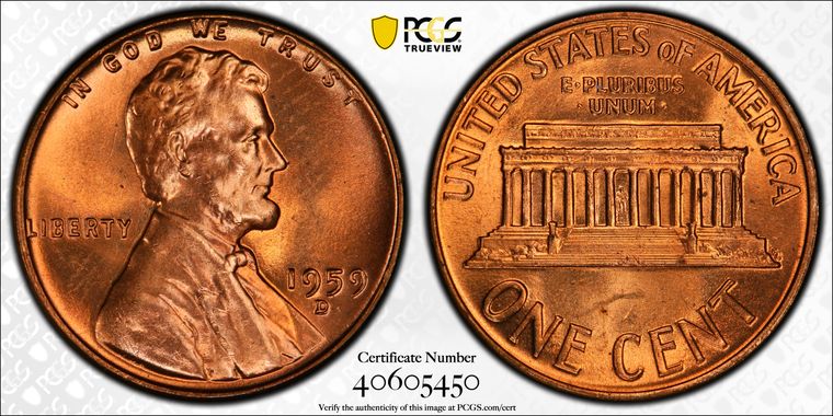 Cert 40605450 - Coin Image