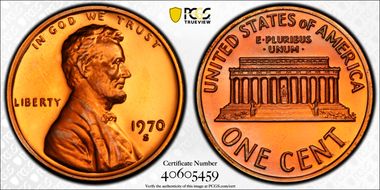 1970-S 1C FS-113 LD DDO PR67CAM