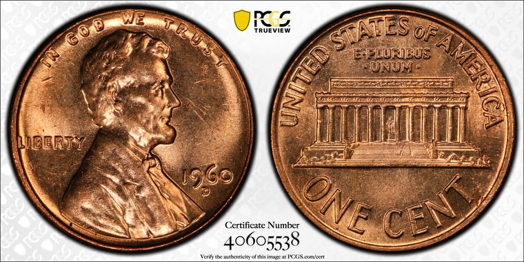 Cert 40605538 - Coin Image