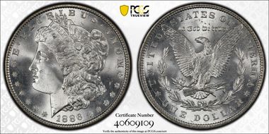 1886 $1 MS67