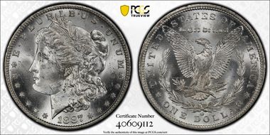 1887-O $1 MS64+