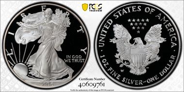 2006-W $1 Silver Eagle PR69DCAM