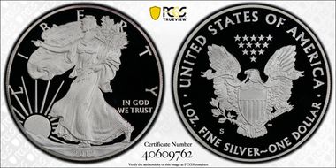 2012-S $1 Silver Eagle  75th Anniversary SF Mint Set PR69DCAM
