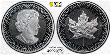 2019 $5 Maple Leaf Silver Modified PR Pride of Two Nations Set PR69