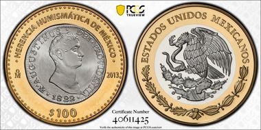 2013-Mo 100 P First Empire Coin Numismatic Heritage PL69