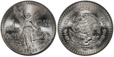 1984-Mo Onza Libertad Ag MS67