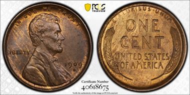 1909-S/S 1C S/Horizontal S MS64BN