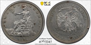 1878-S T$1 Trade N1
