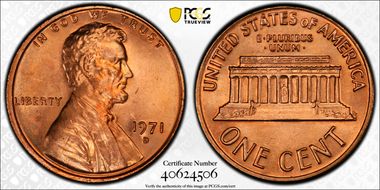 1971-D 1C MS66RD