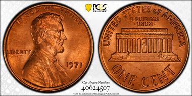 1971 1C MS66RD