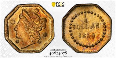 1854 G25C BG-104 MS63