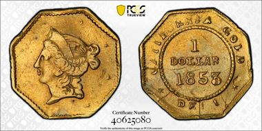 1853 G$1 BG-517 N1