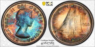 1955 10C MS65