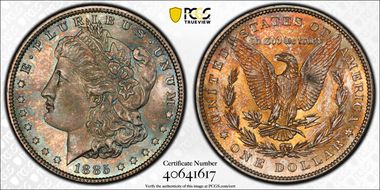 1885 $1 MS67