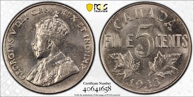 1933 5C MS65+