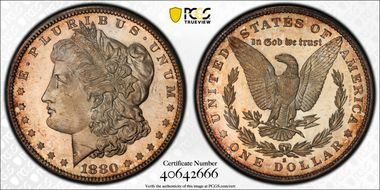 1880-S $1 MS65