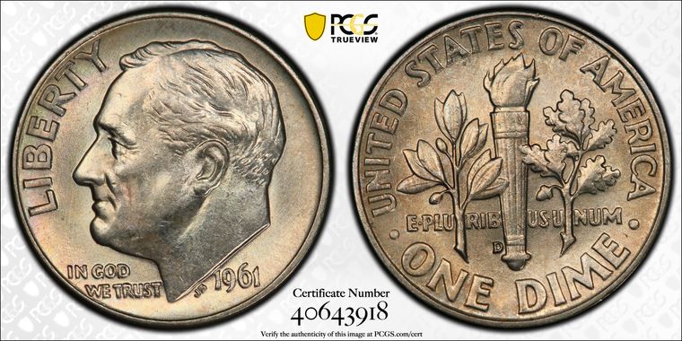 Cert 40643918 - Coin Image