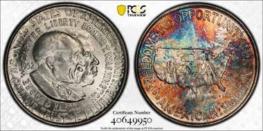 1952 50C Washington-Carver MS64