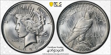 1926-D $1 MS66