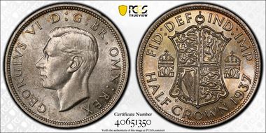 1937 1/2 Cr S-4080 MS65