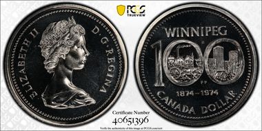 1974 $1 Single Yoke Ni PL66