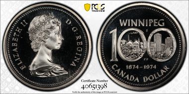 1974 $1 Single Yoke Ni PL67