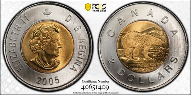 2005 $2 MS68