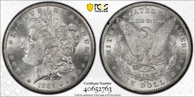 1884-CC $1 GSA Hoard MS62