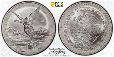 1996-Mo Onza Libertad Ag MS69