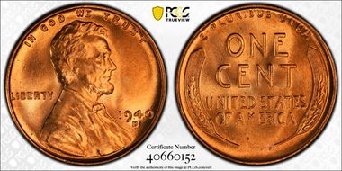 1940-D 1C MS67+ RD