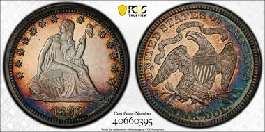 1888 25C PR64CAM
