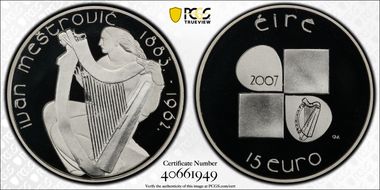2007 € 15 Ivan Mestrovic PR69DCAM
