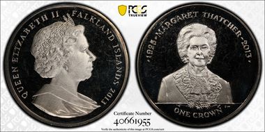 2013 Crown Margaret Thatcher MS64