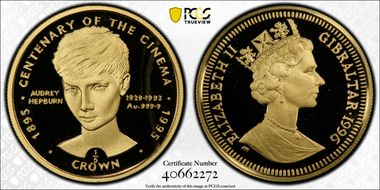 1996 1/5 Cr Audrey Hepburn Au Centenary of the Cinema PR68DCAM