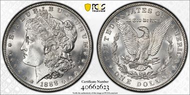 1888 $1 MS66