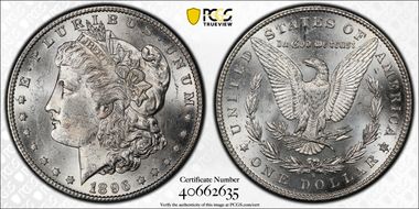 1896-S $1 MS62