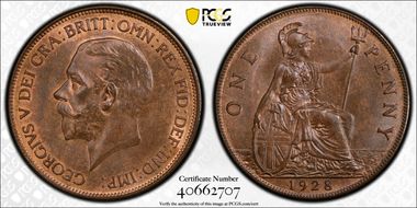 1928 1D S-4055 MS66BN