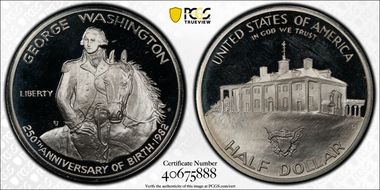 1982-S 50C Washington PR67DCAM