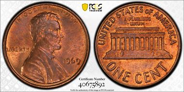 1969 1C MS64RB