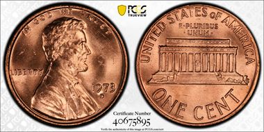 1973-D 1C MS64RD
