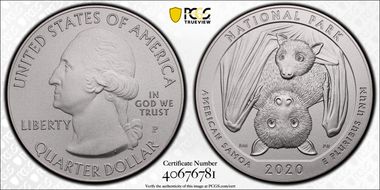 2020-P 25C American Samoa NP 5 oz Silver SP70