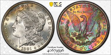 1881-S $1 MS66