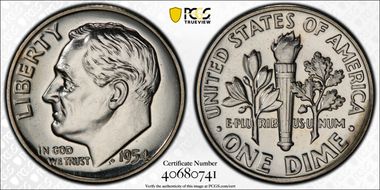 1954 10C PR66