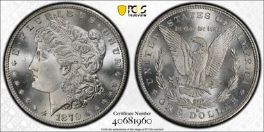 1879-S $1 MS67+
