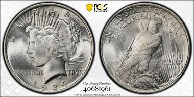 1924 $1 MS65+ 