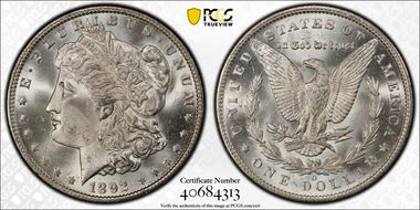 1892-O $1 MS65