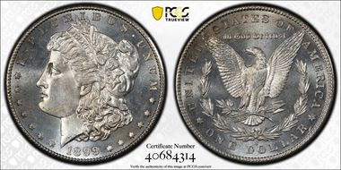 1899-S $1 MS67PL