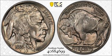 1935-S 5C MS67+