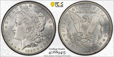 1890-CC $1 MS62
